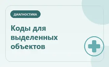 Тематическая иллюстрация: Коды для выделенных объектов