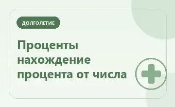 Тематическая иллюстрация: Проценты нахождение процента от числа