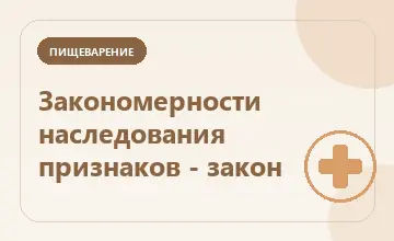 Тематическая иллюстрация: Закономерности наследования признаков - закон
